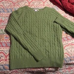 Breaded cord thick sweater